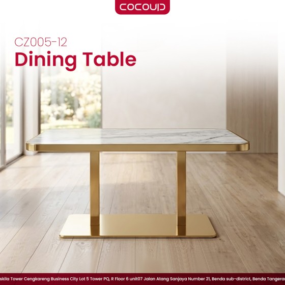 中文 Dining Table CZ005-12 (1.2m)